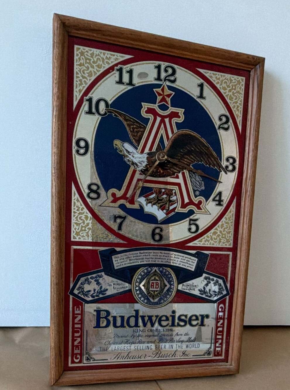 Vintage Anheuser Busch Budweiser Eagle A King of Beers *DOES NOT WORK*